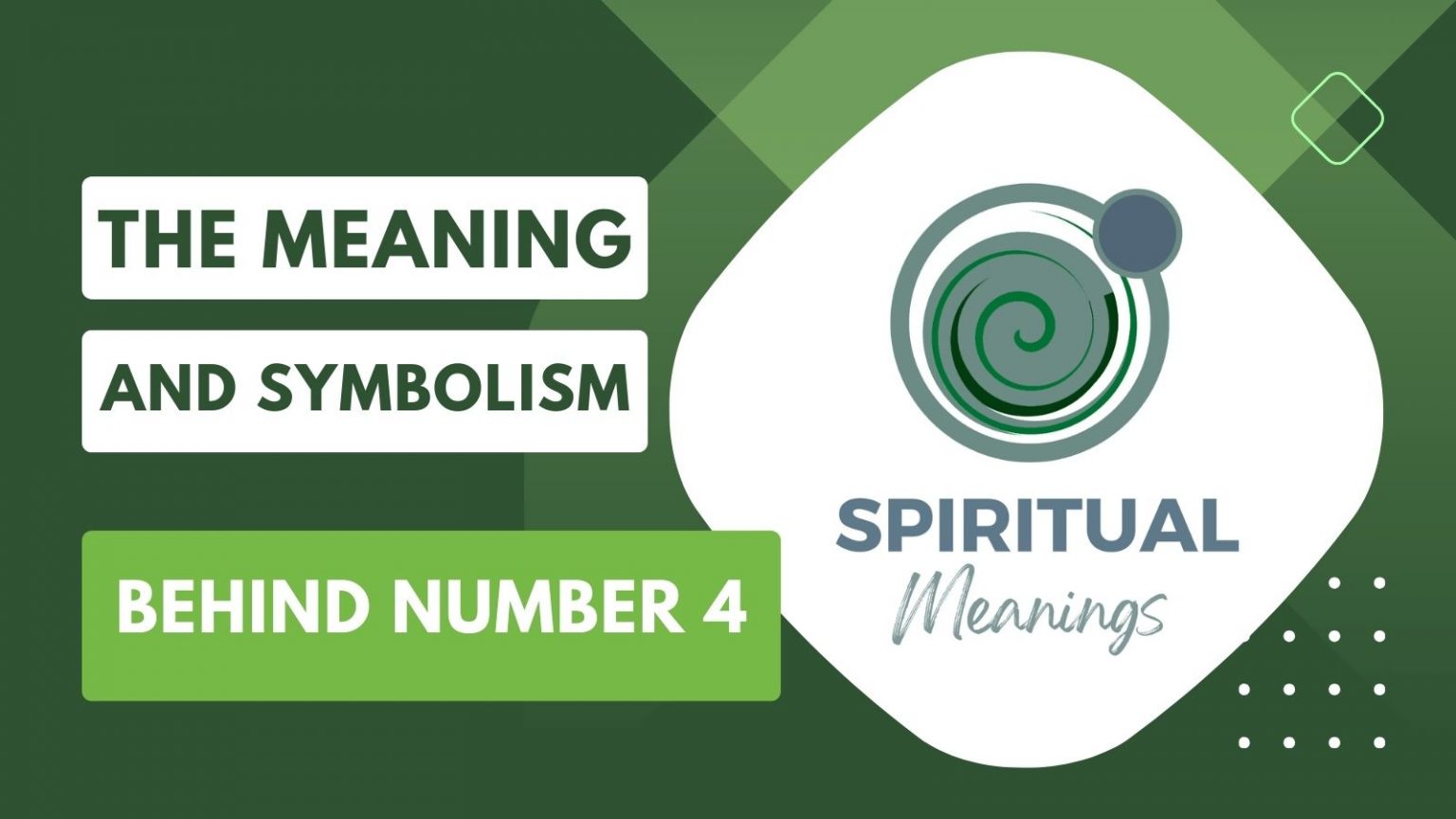 numerology number 4 spiritual meaning